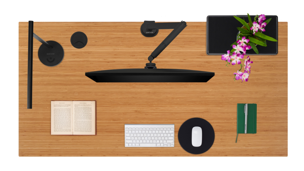 Uplift V2 Standing Desk - Bamboo Desktop